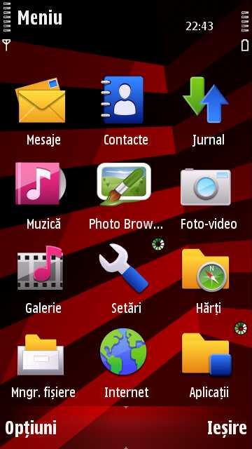 wallpaper nokia 5530. Nokia 5530 Red Theme - Symbian