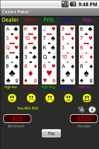 Скриншоты Casino Poker Game - Casino Poker Game 1.2.5 для Android