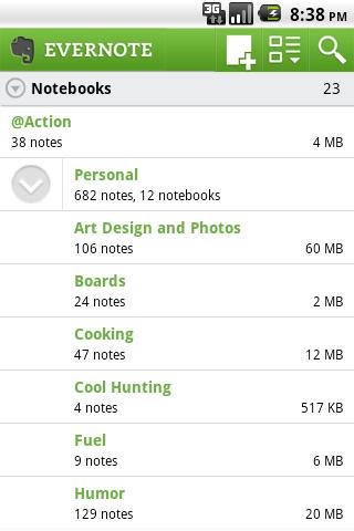 Android Evernote