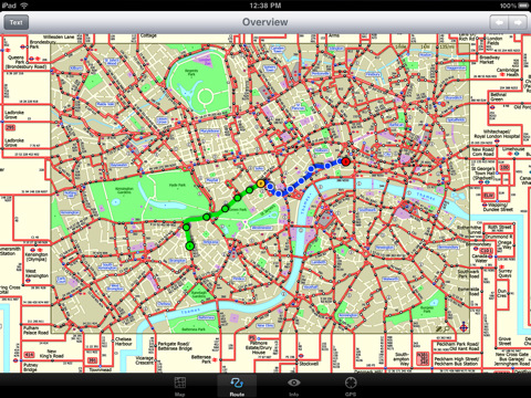 Central London Bus Map. Updated map with improved zoom