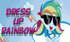 Dress up Rainbow Dash pony