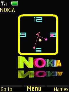 Nokia Colorful Clock