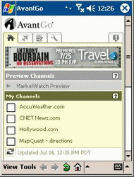 AvantGo Pocket PC