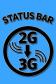 Status bar 2G-3G