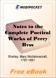 Notes to the Complete Poetical Works of Percy Bysshe Shelley for MobiPocket Reader