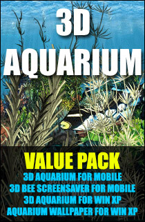 VALUE PACK!: 3D Aquarium Screensaver for Pocket PC!