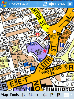 Edinburgh Pocket A-Z map