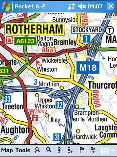 A-Z Great Britain Super Scale Road Map 2009