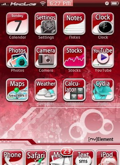 King Los Element Red Theme