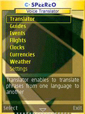 Speereo Voice Translator: English-Arabic for S60V3