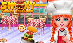 Smoky burger maker chef: Cooking games for girls