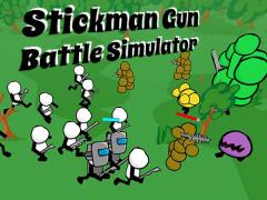 Stickman gun battle simulator
