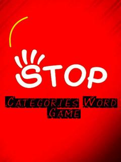 Stop: Categories word game