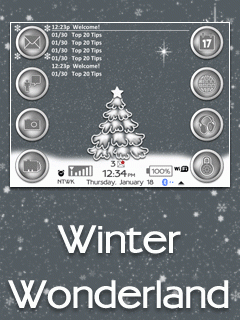 Winter Wonderland ZEN 8900/Curve BlackBerry Theme