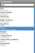 Lyrics Search