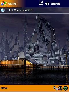 3D City (2) Theme for Pocket PC