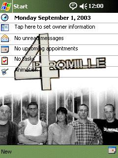 4 Promille Theme for Pocket PC