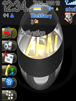 8100 Pearl Pearl theme  Blackberry Target OS 4.2.1