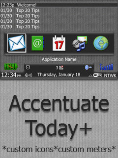 Accentuate Today+ 9000/Bold Theme