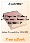 A Popular History of Ireland for MobiPocket Reader