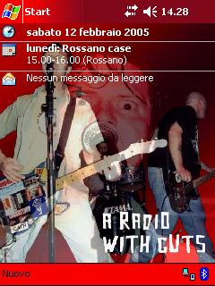 A Radio With Guts Theme for Pocket PC