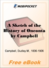 A Sketch of the History of Oneonta for MobiPocket Reader