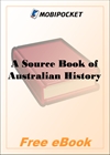 A Source Book of Australian History for MobiPocket Reader
