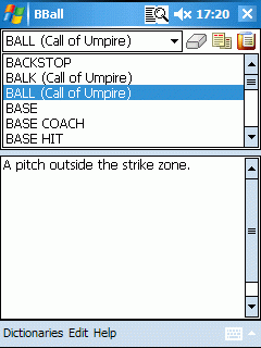 AW Baseball Glossary (Pocket PC)