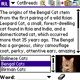 AW Cat Breeds - Illustrated reference (Palm OS)