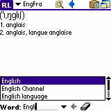 AW English-French Dictionary (Palm OS)