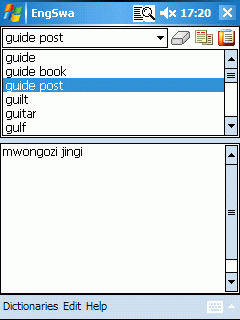 AW English-Swahili Dictionary (Pocket PC)
