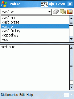AW Polish-French Dictionary (Pocket PC)