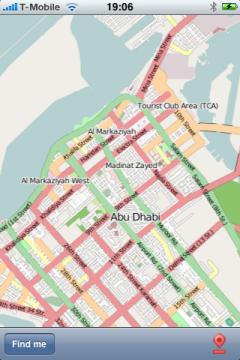 Abu Dhabi Street Map