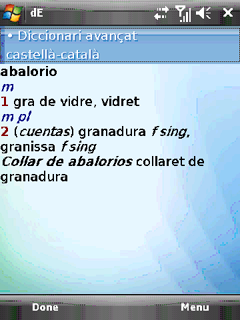 Spanish Talking Advanced Spanish-Catalan & Catalan-Spanish Dictionary from Enciclopedia Catalana for Windows Mobile
