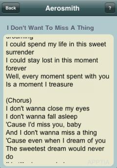 Aerosmith Lyrics