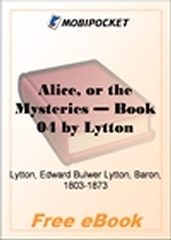 Alice, or the Mysteries - Book 04 for MobiPocket Reader