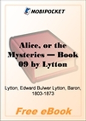 Alice, or the Mysteries - Book 09 for MobiPocket Reader