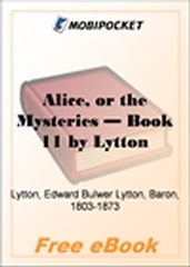 Alice, or the Mysteries - Book 11 for MobiPocket Reader
