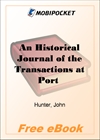 An Historical Journal of the Transactions at Port Jackson and Norfolk Island for MobiPocket Reader