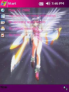 Angel Links 001 Theme for Pocket PC