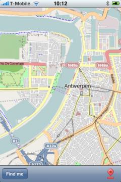 Antwerpen Street Map Lite