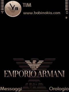 Armani Black Theme for Nokia N70/N90