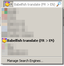 Babelfish translate (FR - EN) - Firefox Addon