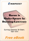 Bacon is Shake-Speare for MobiPocket Reader