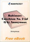 Baltimore Catechism No. 2 for MobiPocket Reader