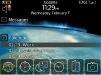 Basic Today Theme for BlackBerry 8900 Curve