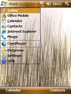 Bear Grass Fade - Pocket PC Theme