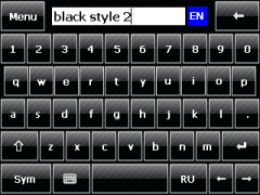 Black Style 2 Skin for SPB Keyboard