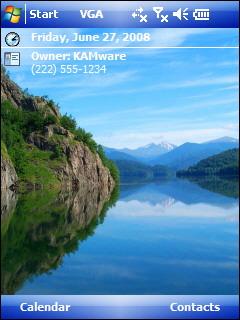 Blue Abyss Theme for Pocket PC