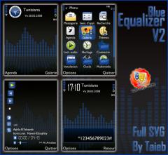 Blue Equalizer 2 SVG Theme